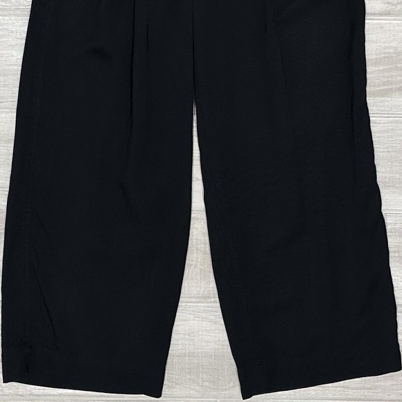 Club Monaco Signature Elasticated Pleated Trouser Pants in Black Women’s Size S - Picture 9 of 16